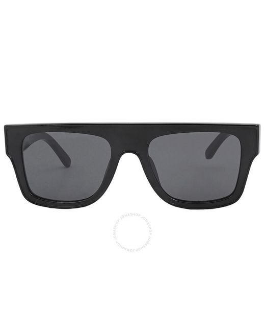Tory Burch Gray Dark Grey Browline Sunglasses Ty7185u 170987 52