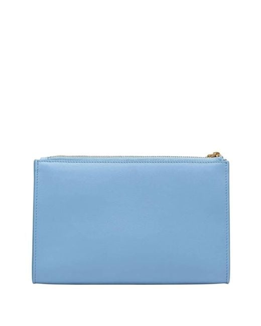 Ferragamo Blue Calfskin Beauty Case
