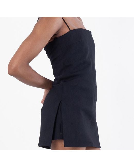 Alexander Wang Blue Mini Dress With Built-In Shorts