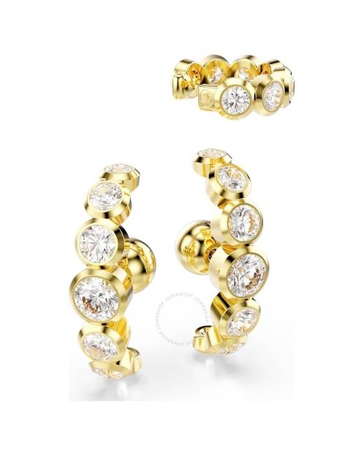 Swarovski Metallic Imber Round-Cut Plated Earrings Set
