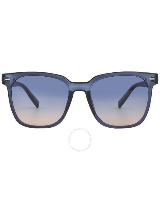 Calvin Klein Blue Square Sunglasses Ck20519s 410 55