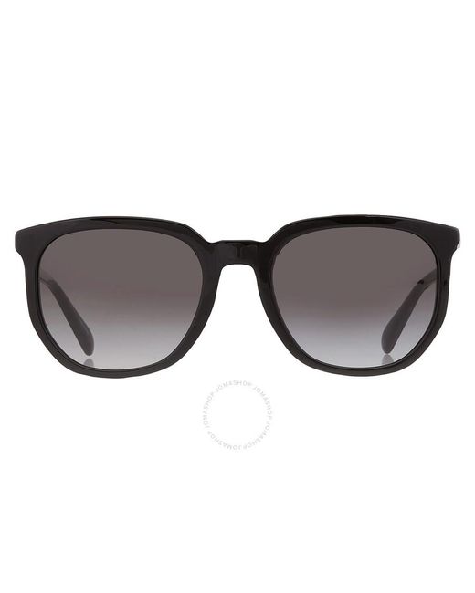 COACH Black Grey Gradient Square Sunglasses Hc8384u 50028g 55 for men