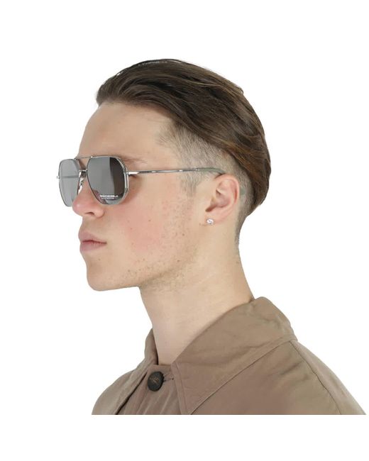 Skechers Gray Smoke Mirror Pilot Sunglasses Se6150 10c 61 for men