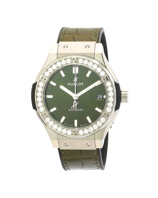 Hublot Green Classic Fusion Automatic Dial Watch for men