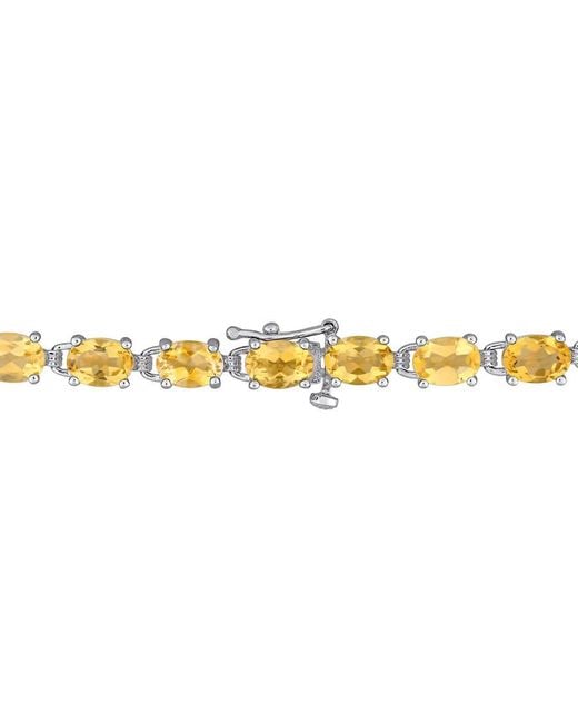 Amour Metallic 14 3/4 Ct Tgw Citrine Bracelet