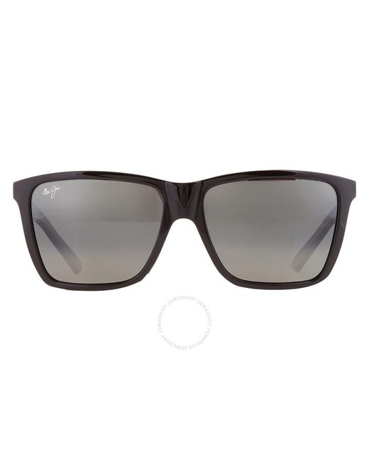 Maui Jim Gray Cruzem Neutral Grey Rectangular Sunglasses 864-02 57 57