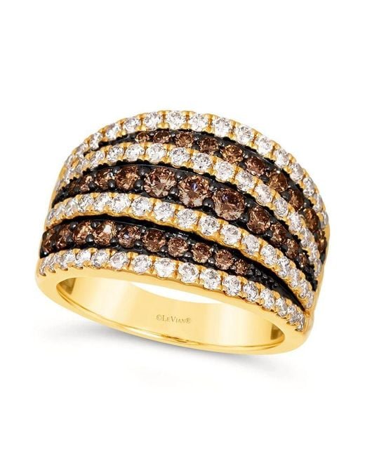 Le Vian Metallic Ladies Chocolate Diamonds Rings Set