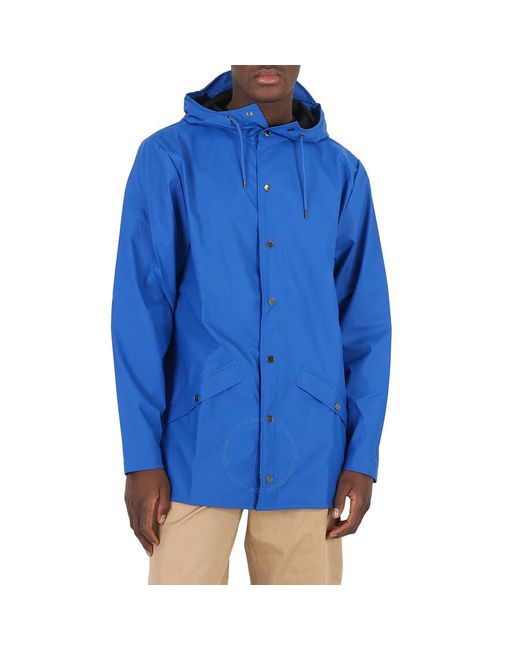 Rains Blue Waves Waterproof Lightweight Jacket for men
