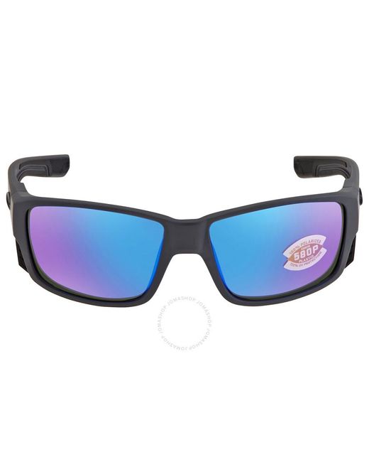 Costa Del Mar Tuna Alley Pro Blue Mirror Polarized 580p Sunglasses 6s9105 910507 60 for men
