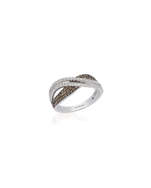 Le Vian White Ladies Chocolate Diamonds Fashion Ring