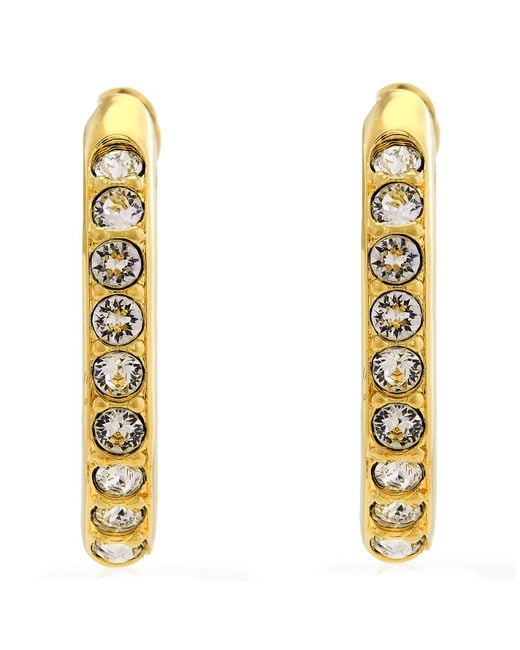 Swarovski Metallic Dextera-Tone Octagon Hoops for men