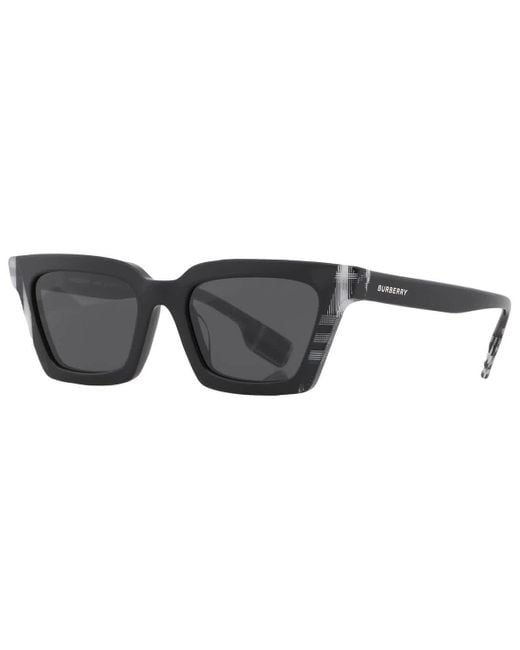 Burberry Black Briar Dark Gray Square Sunglasses Be4392u 405187 52