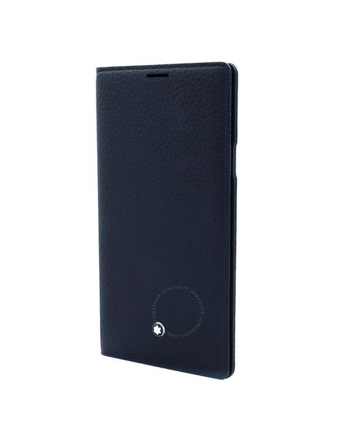 Montblanc Blue Soft Grain Samsung Note 4 Case