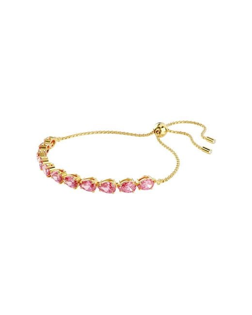 Swarovski Metallic Pear Cut Matrix Bracelet