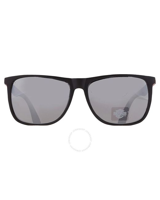 Harley Davidson Gray Smoke Mirror Browline Sunglasses Hd0149v 02c 59 for men