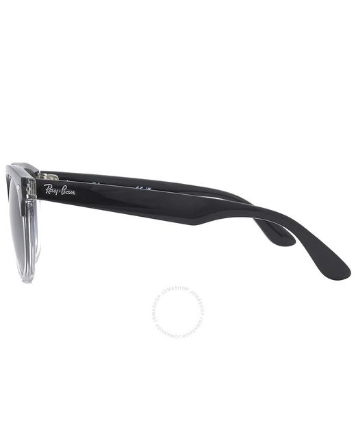 Ray-Ban Gray Iris Grey Gradient Blue Phantos Sunglasses Rb4471 66308g 54