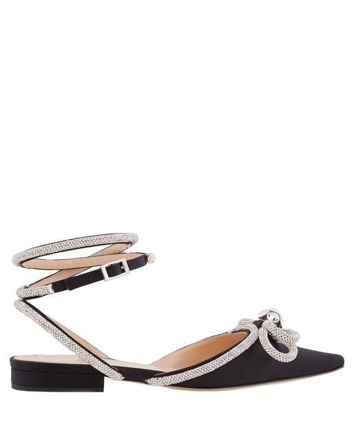 Mach & Mach Brown Mach Mach Crystal Embellishments Flats, Brand Size 36 (Us