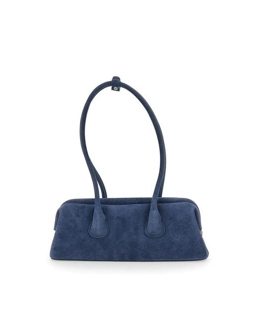 OSOI Blue Boat Wide Mini Shoulder Bag
