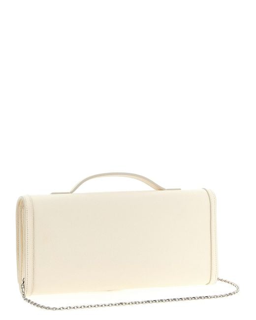 Roger Vivier Natural 'Belle Vivier' Clutch