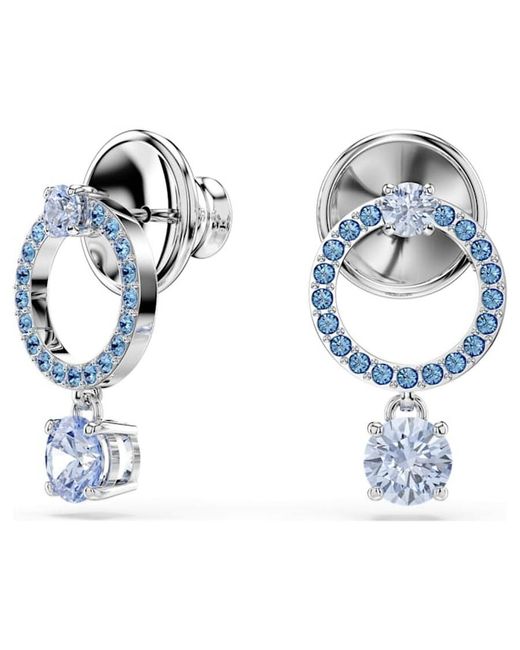 Swarovski Blue Attract Drop Earrings