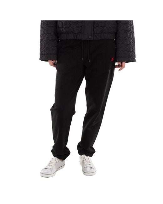 KENZO Black Drawsting Waistband Sweatpants