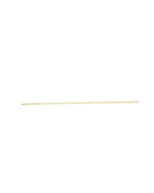 Tresorra Metallic 14K French Cable Chain Bracelet