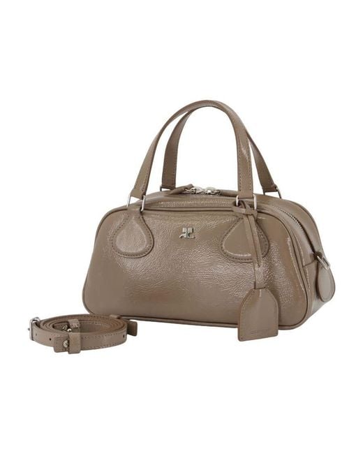 Courreges Brown Courrges Friday Bowling Bag