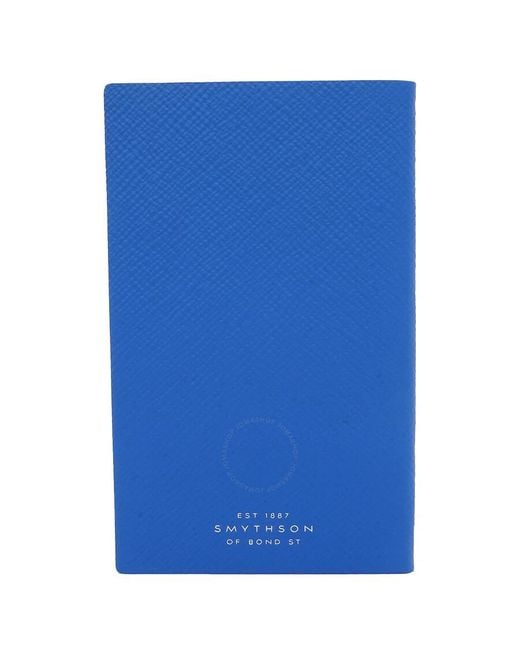 Smythson Blue 2022 Panama Diary With Pocket