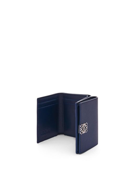 Loewe Blue Anagram Trifold Wallet