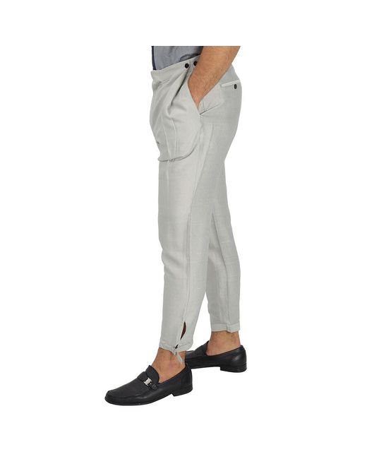 Emporio Armani Gray Pants for men