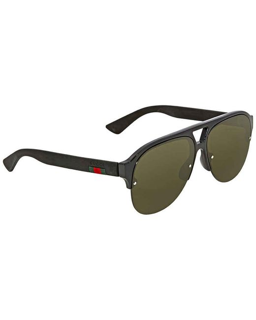 Gucci Green GG0170S 001 Sunglasses for men