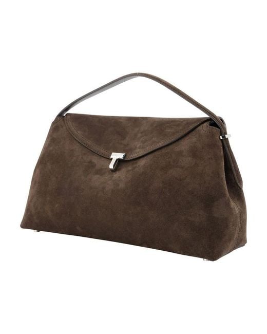Totême Brown Top Handle Bag