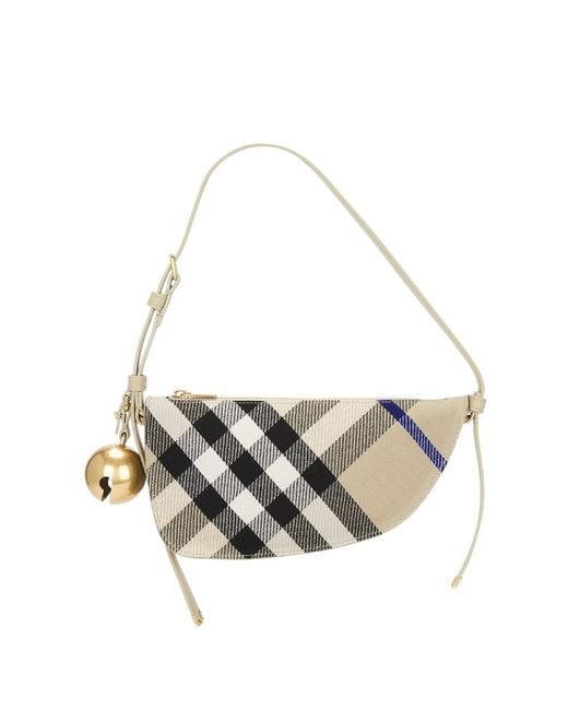 Burberry Natural Mini Shield Sling Bag