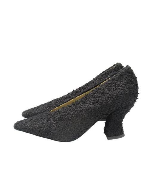 Bottega Veneta Black 75Mm Boucl Pumps