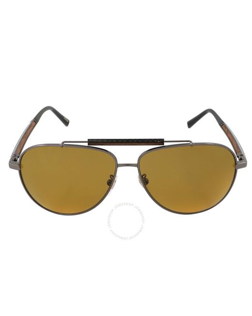 Chopard Brown Pilot Sunglasses Schc94 568p 60 for men