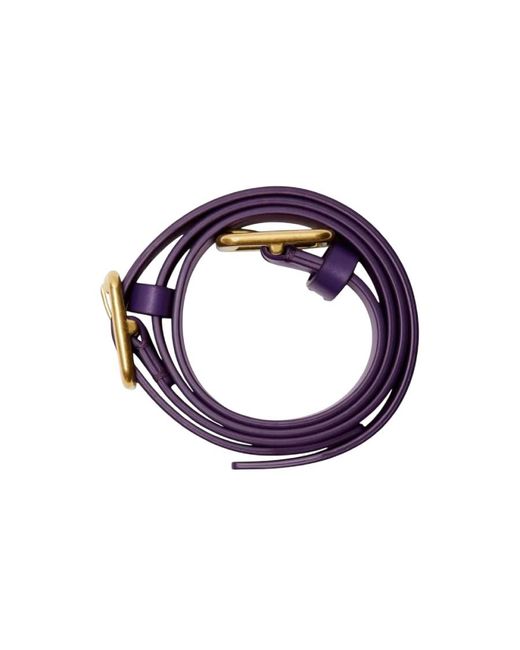 Burberry Blue Adjustable Fit Leather Belt