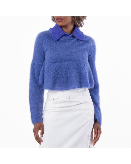 Loewe Blue Polo Sweater