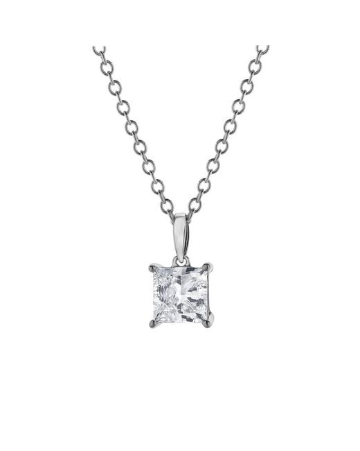 Brilliant Diamond Metallic 14Kt 0.70 Carat Lab Grown Diamond Pendant Necklace For