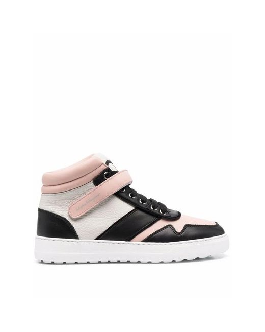 Ferragamo Black Ladies Sneakers, Us