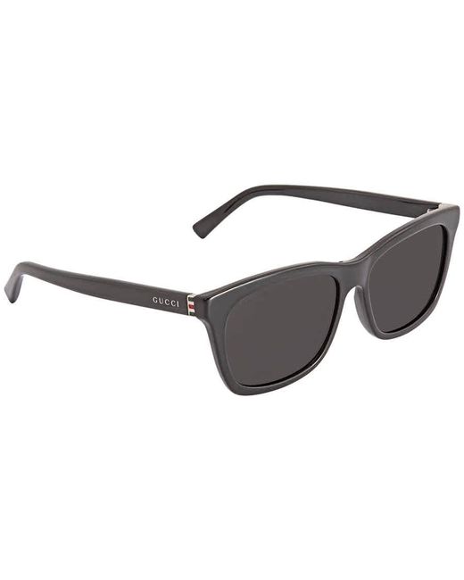 Gucci Black GG0449S Men's Rectangle Polarized Sunglasses for men