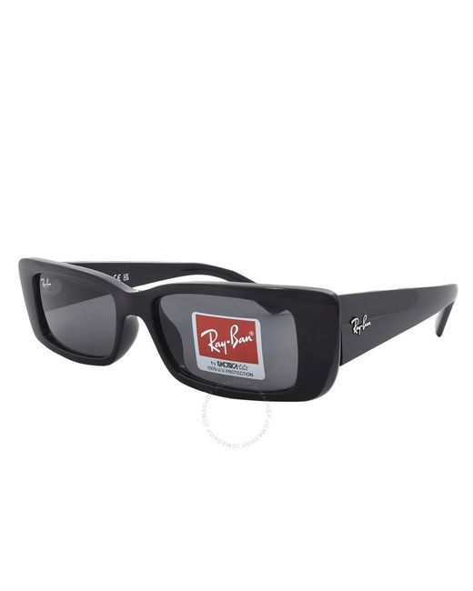Ray-Ban Teru Bio Based Dark Grey Rectangular Sunglasses Rb4425