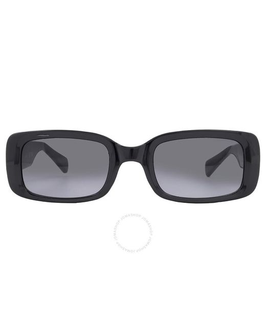 Guess Gray Smoke Gradient Square Sunglasses Gf6135 01b 53