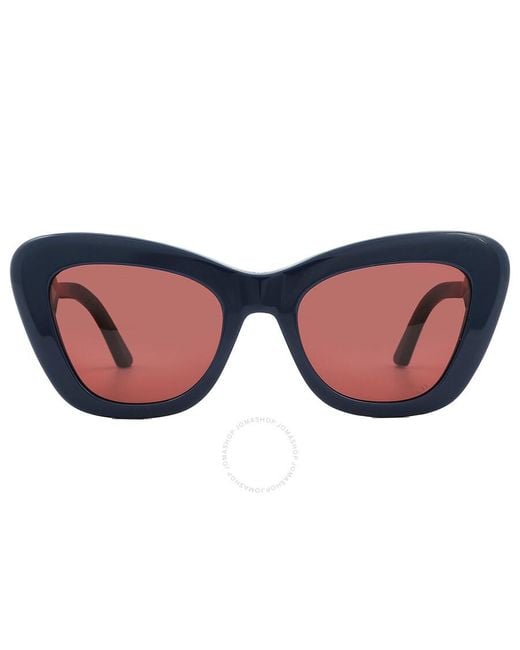 Dior Blue Cat Eye Sunglasses Bobby Bui Cd40084u 90s 52