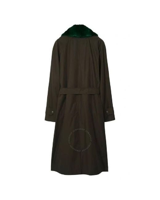 Burberry Black Otter Short Lambeth Car Coat, Brand Size 48 (Us for men