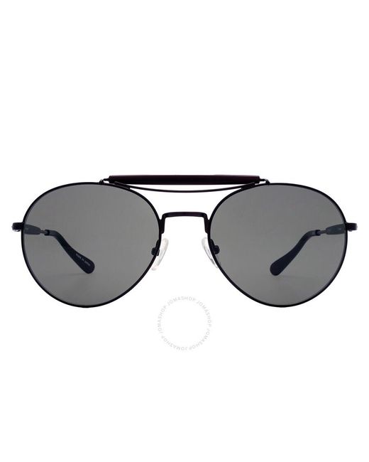Yohji Yamamoto Gray X Linda Farrow Light Grey Round Sunglasses Yy12 Rider C3