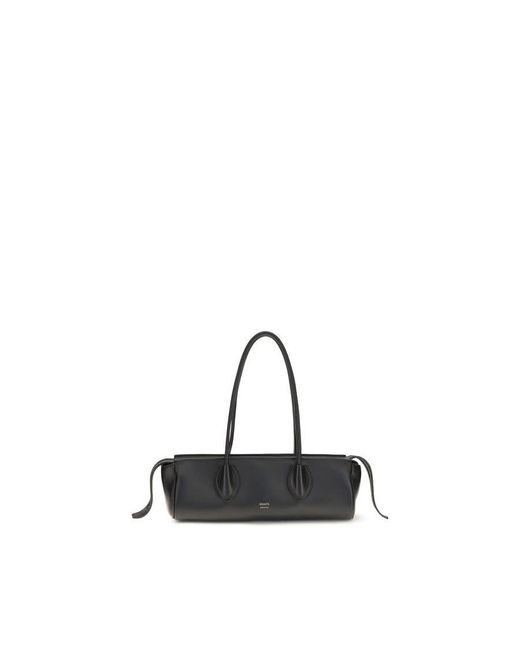 Khaite Black Nappa Lambskin Shoulder Bag