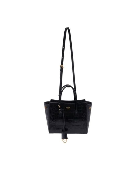 Balenciaga Black Hampton Tote Bag