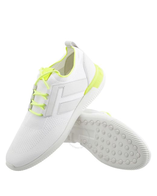 Tod's White No Code 02 High Tech Fabric Sneakers for men