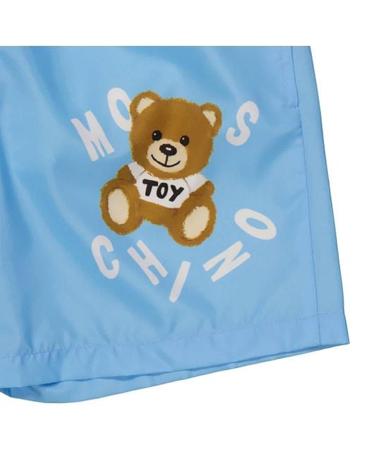 Moschino Blue Boys Teddy Swim Shorts