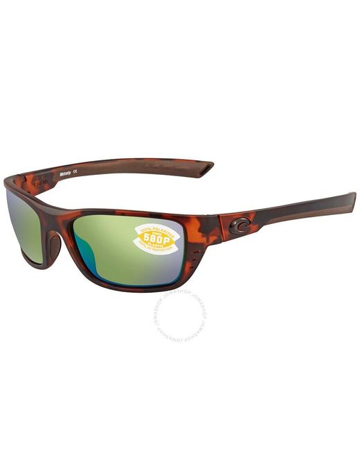 Costa Del Mar Cta Del Mar Whitetip Green Mirror Polarized Polycarbonate Sunglasses for men